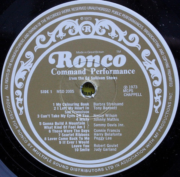 Various - Command Performance (LP) 46244