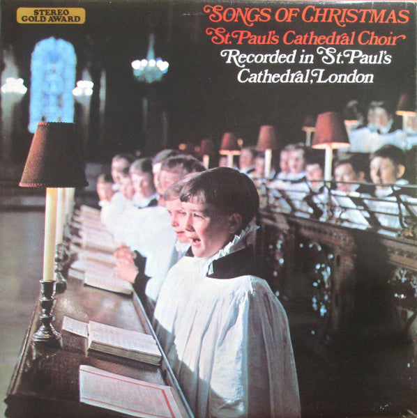 St. Paul's Cathedral Choir - Songs Of Christmas (LP) 44180 Vinyl LP Vinyl Goed / Hoes Goed