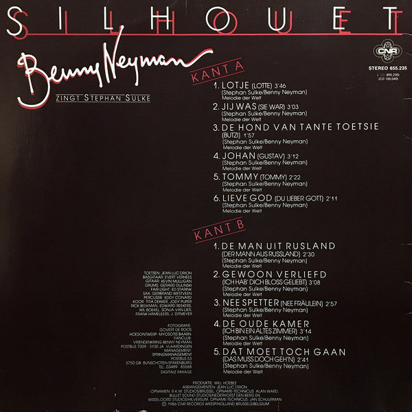 Benny Neyman - Silhouet (LP) 43294 Vinyl LP Vinyl Goed / Hoes Goed
