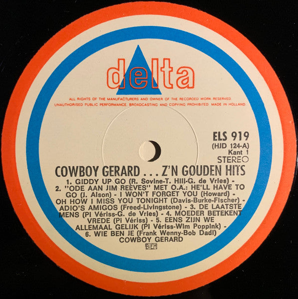 Cowboy Gerard - His Golden Hits (LP) 48758