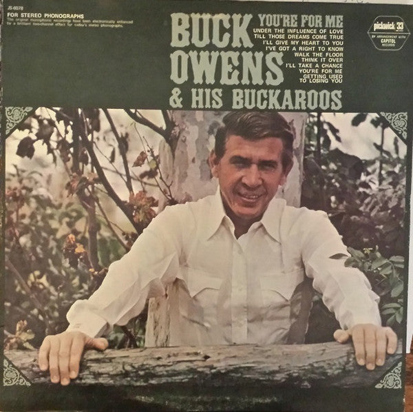 Buck Owens - You're For Me (LP) 46329 Vinyl LP Vinyl Goed / Hoes Goed