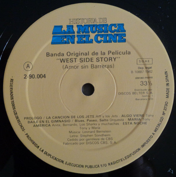 Various - West Side Story (Die Original-Soundtrack-Aufnahme) (LP) 49541