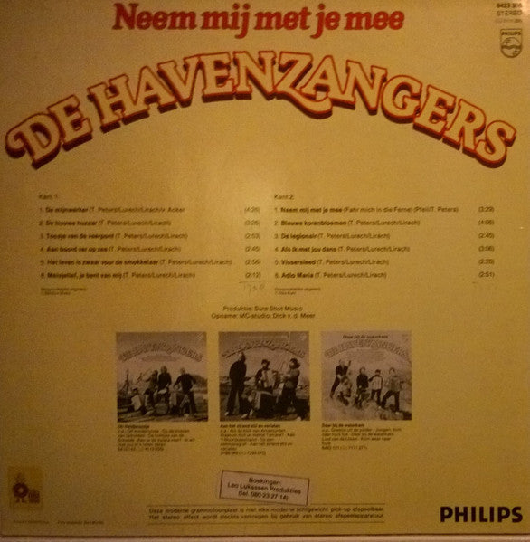Havenzangers - Neem Mij Met Je Mee (LP) 52232 Vinyl LP Vinyl Goed / Hoes Goed