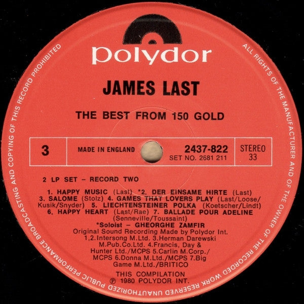 James Last - The Best From 150 Gold (LP) 40974