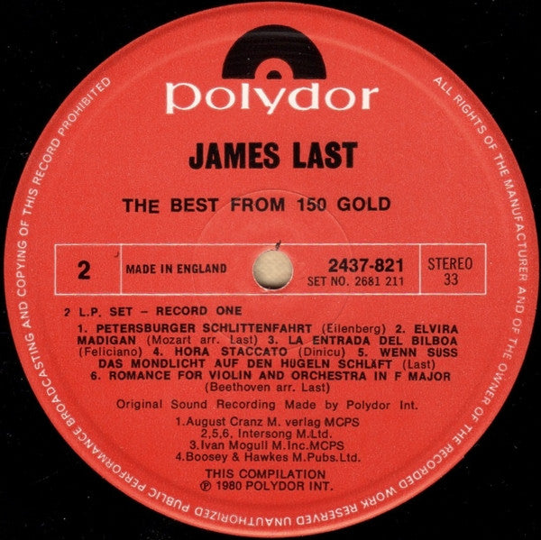 James Last - The Best From 150 Gold (LP) 40974