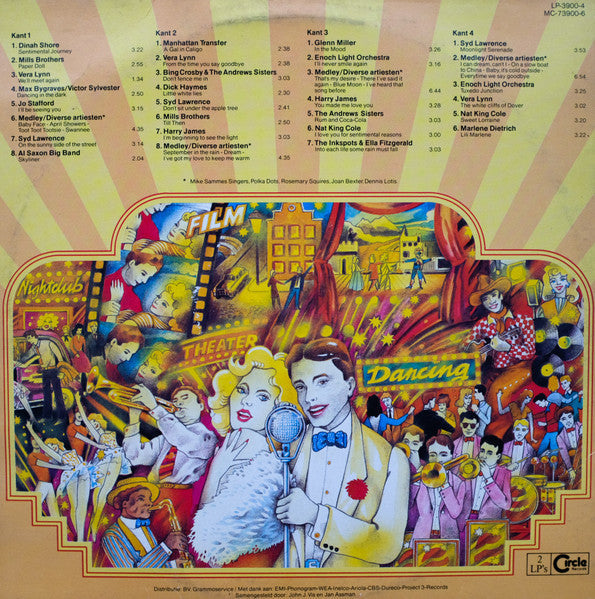 Various - 1945-1980 Sentimental Journey - Feest Van De Bevrijding (LP) 52277 Vinyl LP Dubbel Vinyl Goed / Hoes Goed