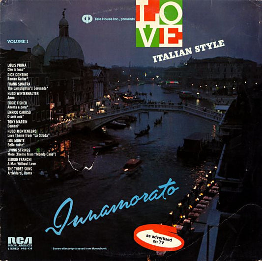 Various - Love, Italian Style (LP) 51624 Vinyl LP Dubbel Vinyl Goed / Hoes Goed