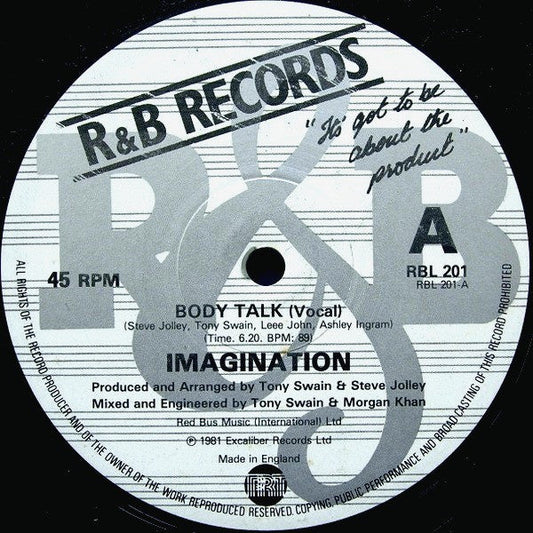 Imagination - Body Talk 23558 Vinyl Singles Vinyl Goed / Hoes Goed