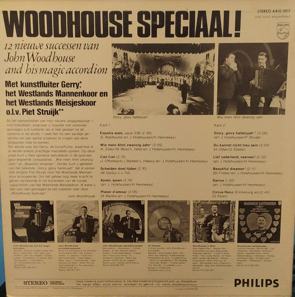 John Woodhouse - Woodhouse Speciaal (LP) 43441 Vinyl LP Vinyl Goed / Hoes Goed
