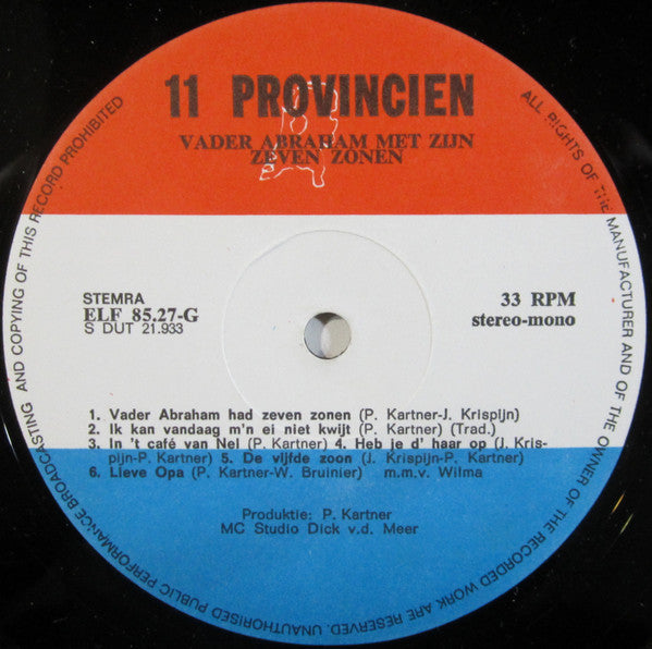 Vater Abraham und seine guten Söhne – Vater Abraham mit seinen sieben Söhnen (LP) 49848