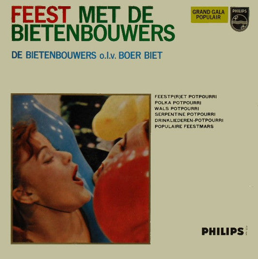 Bietenbouwers - Feest Met De Bietenbouwers (10") Vinyl LP 10" Vinyl Goed / Hoes Goed