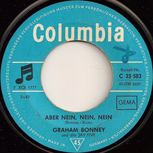 Graham Bonney Und Die Jay Five - Aber Nein, Nein, Nein 29899