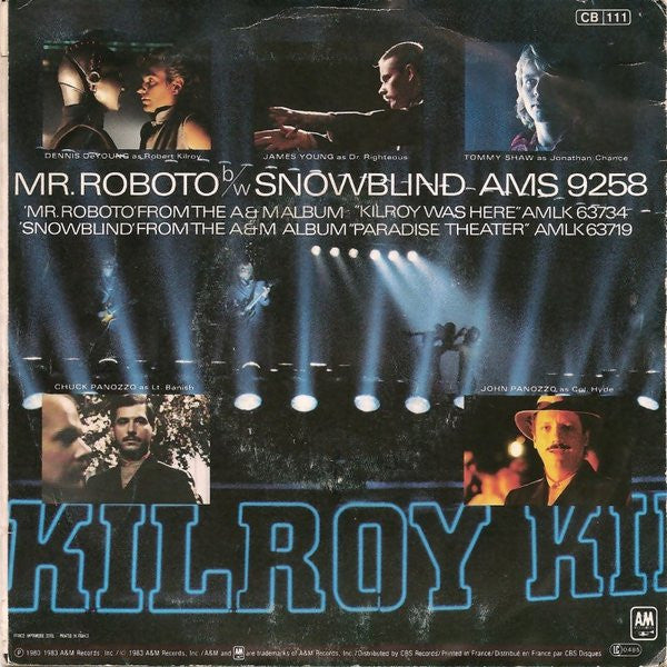 Styx - Mr. Roboto Vinyl Singles Vinyl Goed / Hoes Goed