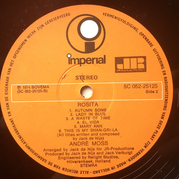 Andre Moss - Rosita (LP) 41760