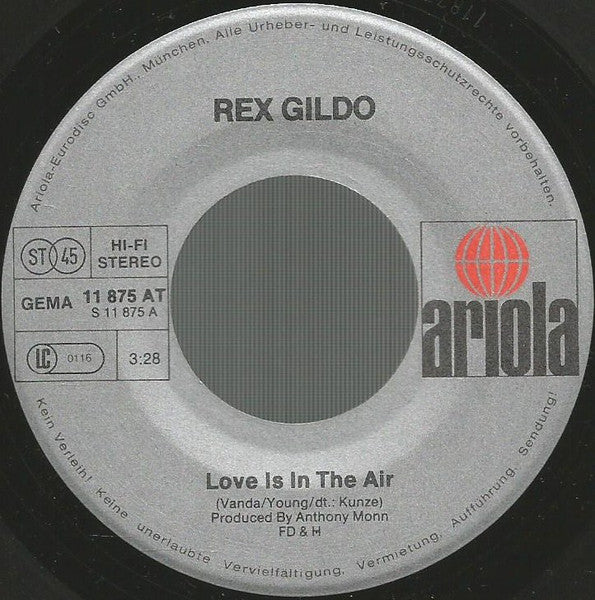 Rex Gildo - Liebe liegt in der Luft 33382