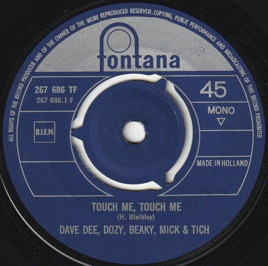Dave Dee, Dozy, Beaky, Mick & Tich - Touch Me, Touch Me 38735 Vinyl Singles Vinyl Goed / Hoes Generic