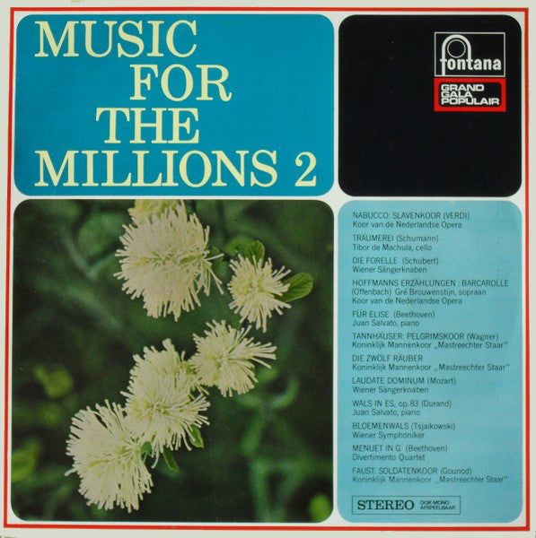 Various - Music For The Millions 2 (LP) 42392 Vinyl LP Vinyl Goed / Hoes Goed