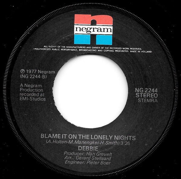 Debbie - I Love You More And More 29744 Vinyl Singles Vinyl Goed / Hoes Goed