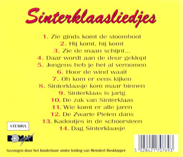 Fries Jeugdkoor o.l.v. Meindert Bosklopper - Sinterklaasliedjes (CD) 71131 Compact Disc Goede Staat