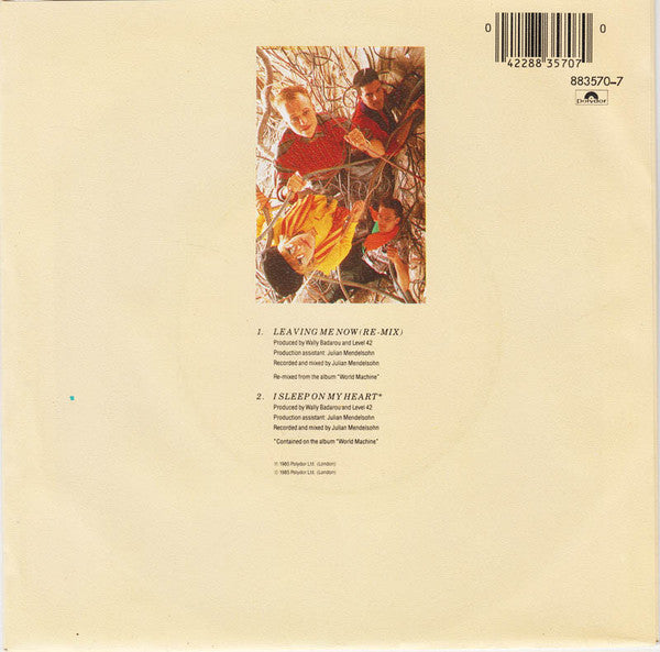 Level 42 - Leaving Me Now 16933 Vinyl Singles Vinyl Goed / Hoes Goed