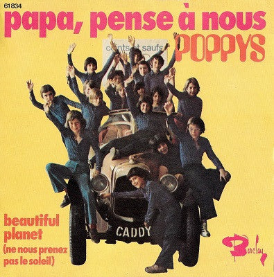 Poppys - Papa, Pense À Nous 18660 Vinyl Singles Vinyl Goed / Hoes Goed