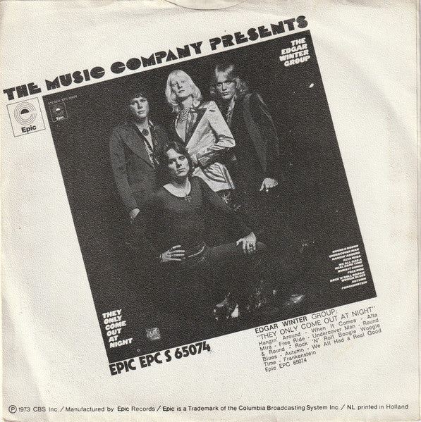 Edgar Winter Group – Free Ride 30832 Vinyl Singles Vinyl Goed / Hoes Goed