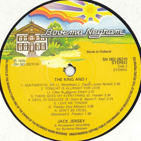 Jack Jersey - The King And I (LP) 48181