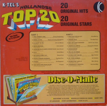 Various - K-Tel's Hollandse Top 20 (LP) 42517 Vinyl LP Vinyl Goed / Hoes Goed