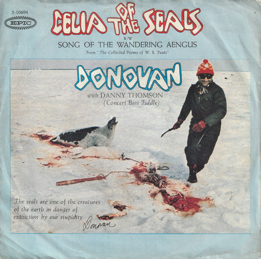 Donovan With Danny Thompson - Celia Of The Seals 34106 Vinyl Singles Vinyl Goed / Hoes Goed