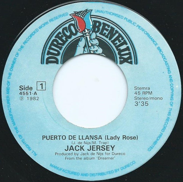 Jack Jersey - Puerto De Llansa 10193 Vinyl Singles Vinyl Goed / Hoes Goed