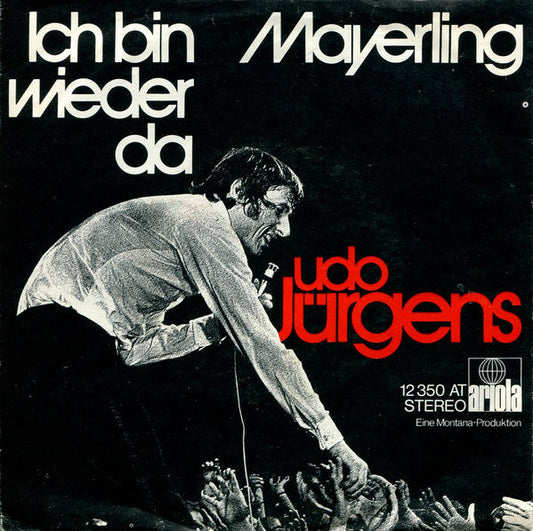 Udo Jurgens - Ich Bin Wieder Da 16015 Vinyl Singles Vinyl Goed / Hoes Goed
