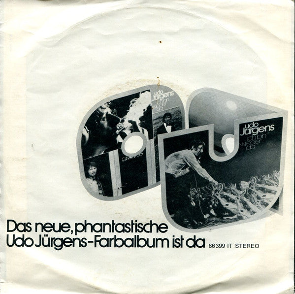 Udo Jurgens - Ich Bin Wieder Da 16015 Vinyl Singles Vinyl Goed / Hoes Goed