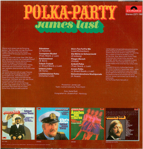 James Last - Polka-Party (LP) 49748 Vinyl LP Vinyl Goed / Hoes Goed