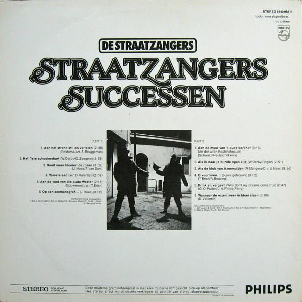 Straatzangers - Straatzanger Successen (LP) 42727 Vinyl LP Vinyl Goed / Hoes Goed