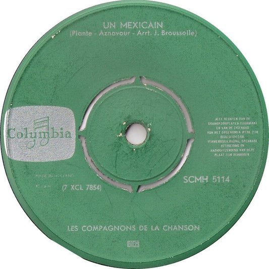 Compagnons De La Chanson - Y'Aura Toujours 43202 Vinyl Singles Vinyl Goed / Hoes Generic