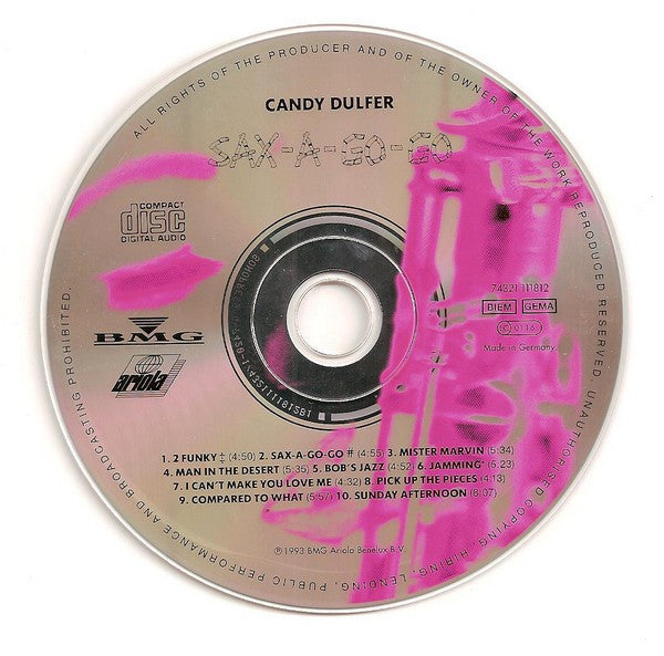Candy Dulfer - Sax-A-Go-Go (CD) 70745 Compact Disc Goede Staat