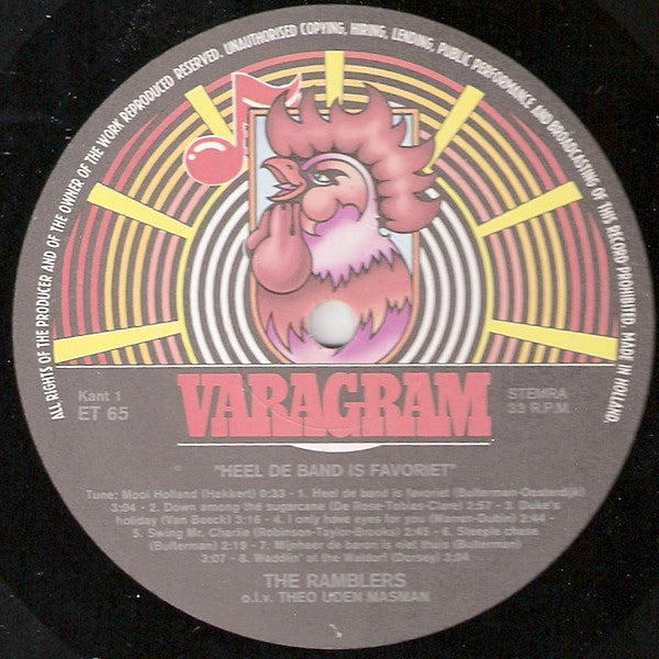 Ramblers o.l.v. Theo Uden Masman - Heel De Band Is Favoriet (LP) 49959