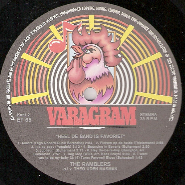 Ramblers o.l.v. Theo Uden Masman - Heel De Band Is Favoriet (LP) 49959