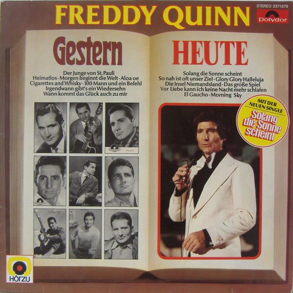 Freddy Quinn - Freddy Gestern Freddy Heute (LP) Vinyl LP Vinyl Zeer Goed / Hoesje Goed "VINYLSINGLES.NL"