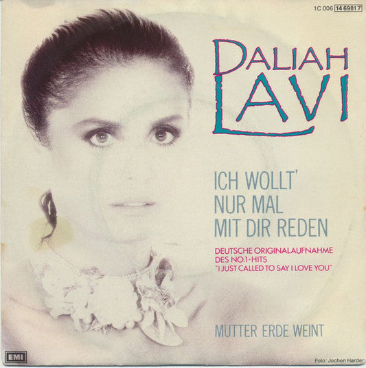 Daliah Lavi - Ich Wollt' Nur Mal Mit Dir Reden 36884 Vinyl Singles Vinyl Goed / Hoes Goed