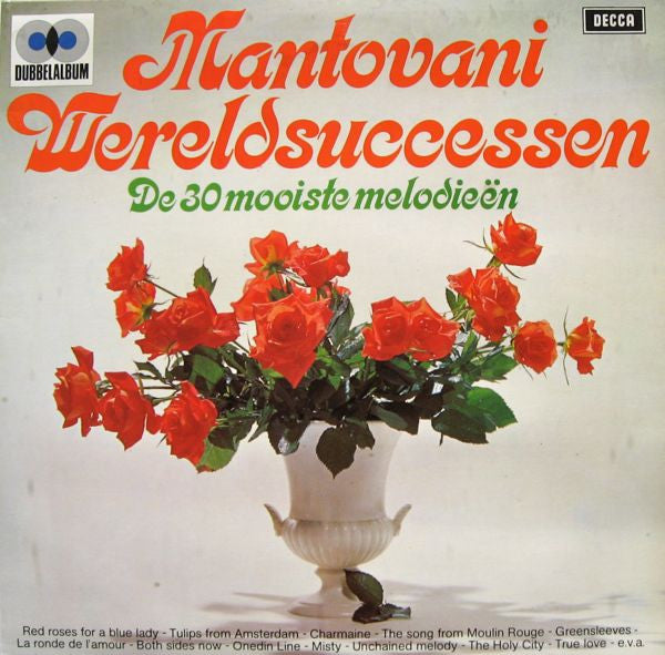 Mantovani - Wereldsuccessen - De 30 Mooiste Melodieën (LP) 44265 Vinyl LP Dubbel Vinyl Goed / Hoes Goed