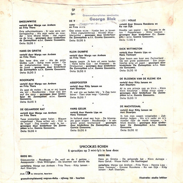 Marga van Arnhem En Frits Thors - De Wolf En De 7 Geitjes Vinyl Singles Vinyl Goed / Hoes Goed