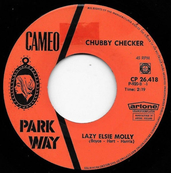 Chubby Checker - Lazy Elsie Molly 31080 Vinyl Singles Vinyl Goed / Hoes Goed