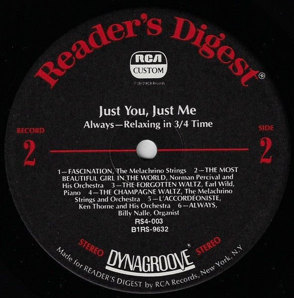 Various - Just You, Just Me (LP) 40648 Vinyl LP Dubbel Vinyl Goed / Hoes Goed