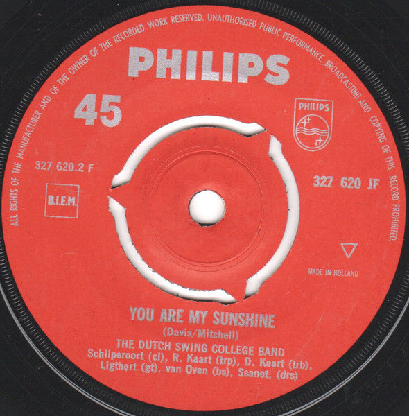 Dutch Swing College Band - Dominique 12991 Vinyl Singles Vinyl Goed / Hoes Goed