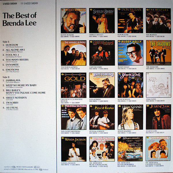 Brenda Lee - Sweet Nothin's (LP) 40456 Vinyl LP Vinyl Goed / Hoes Goed