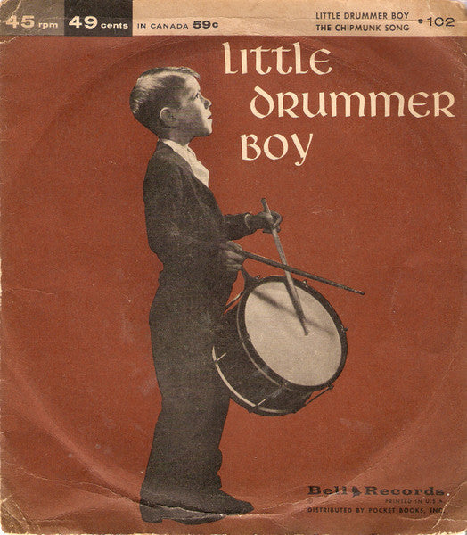 Miller Sisters / The Playmakers - Little Drummer Boy / The Chipmunk Song 33301 Vinyl Singles EP Vinyl Goed / Hoes Goed