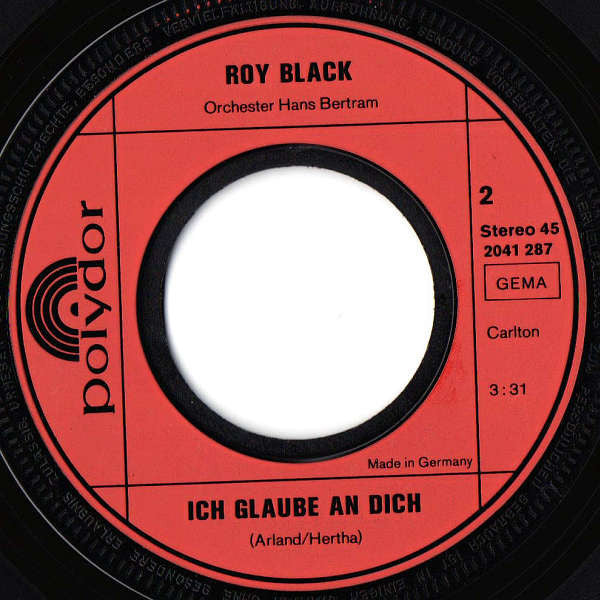 Roy Black - Träume In Samt Und Seide 31195 Vinyl Singles Vinyl Goed / Hoes Goed