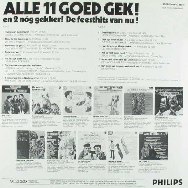 Various - Alle 11 Goed Gek! En 2 Nóg Gekker! (LP)