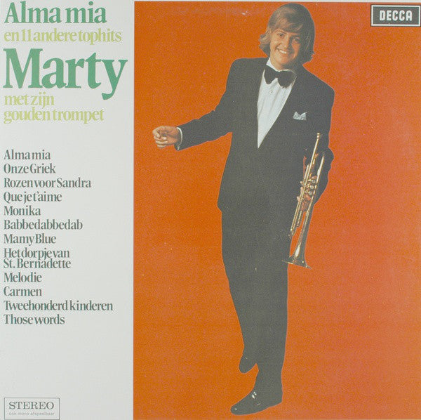 Marty - Alma Mia En 11 Andere Tophits (LP) 46063 Vinyl LP Vinyl Goed / Hoes Goed
